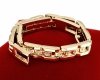 3349 Bransoletka złota elegancka 20cm pozłacana 14k Viki Lady