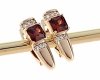 эксклюзивные серьги с позолотой swarovski