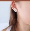 Золотые серьги из нержавеющей стали