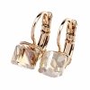 эксклюзивные серьги с позолотой swarovski