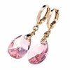эксклюзивные серьги с позолотой swarovski