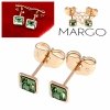 эксклюзивные серьги с позолотой swarovski