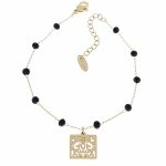 BRACELET GOLD CELEBRITY NEREZOVÁ OCEL