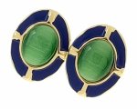 gold earrings made of stainless steel
