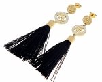gold earrings made of stainless steel