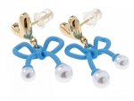Earrings summer neon hanging