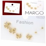 gold plated earrings with exclusive cubic zirconia