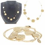GOLD CHAIN NECKLACE celebrity STAINLESS STEEL
