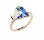 gold ring 18,30mm. gold-plated engagement xuping
