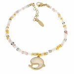 BRACELET GOLD CELEBRITY STAINLESS STEEL