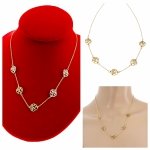 GOLD CHAIN NECKLACE celebrity STAINLESS STEEL
