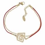 BRACELET GOLD CELEBRITY STAINLESS STEEL