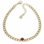 BRACELET GOLD CELEBRITY STAINLESS STEEL