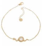 BRACELET GOLD CELEBRITY STAINLESS STEEL
