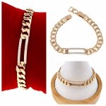 gold bracelet for a gold-plated leg
