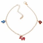 gold bracelet for a gold-plated leg