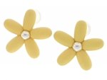 gold plated earrings with exclusive cubic zirconia