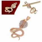gold pendant 18k shiny xuping