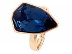 gold ring 17,00mm. gold-plated engagement xuping