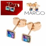 exclusive swarovski gold-plated earrings