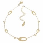 BRACELET GOLD CELEBRITY STAINLESS STEEL