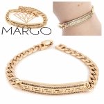 gold bracelet for a gold-plated leg