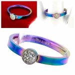 4778 Pierścionek holo stal chirurgiczna nierdzewna 316L cyrkonie