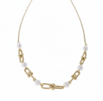 634 Złoty łańcuszek naszyjnik 40+5cm pozłacany 14k 