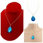 1935j Złoty łańcuszek Austrian Crystal 40+5 naszyjnik pozłacany 14K Xuping