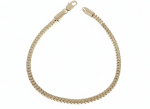 3801 Bransoletka elegancka złota 19cm pozłacana 14k 