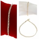 3842 Bransoletka elegancka złota 19cm pozłacana 14k 