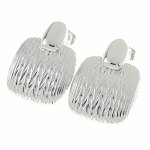 2482 Srebrne kolczyki pozłacane białym złotem Xuping wiszące 