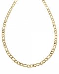 2185 Złoty łańcuszek 50cm 5,4mm stal chirurgiczna możliwość skrócenia