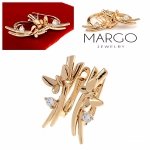 эксклюзивные серьги с позолотой swarovski