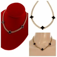 GOLD CHAIN NECKLACE celebrity STAINLESS STEEL 