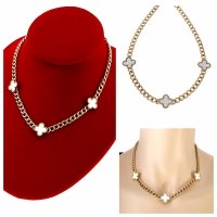 GOLD CHAIN NECKLACE celebrity STAINLESS STEEL 