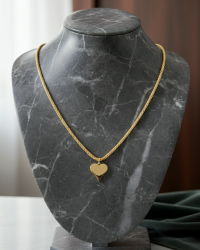 GOLD CHAIN NECKLACE celebrity STAINLESS STEEL 