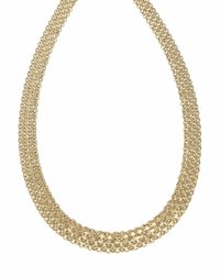 2847 Złoty łańcuszek celebrytka 45cm naszyjnik pozłacany 14k 