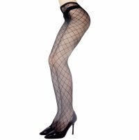 Rajstopy czarne kabaretki 30 DEN glamour 