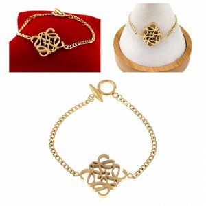 BRACELET GOLD CELEBRITY NEREZOVÁ OCEL