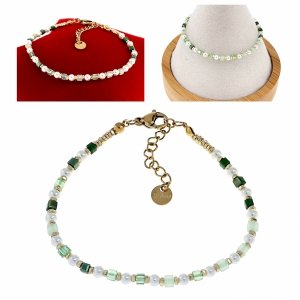 BRACELET GOLD CELEBRITY NEREZOVÁ OCEL