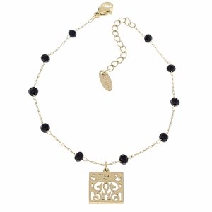 BRACELET GOLD CELEBRITY NEREZOVÁ OCEL