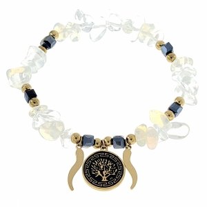 BRACELET GOLD CELEBRITY NEREZOVÁ OCEL