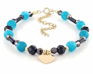 BRACELET GOLD CELEBRITY NEREZOVÁ OCEL