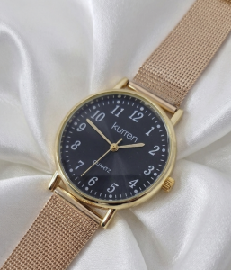 Dámské hodinky zlaté nerezové oceli kurren