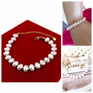 BRACELET GOLD CELEBRITY NEREZOVÁ OCEL 