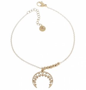 BRACELET GOLD CELEBRITY NEREZOVÁ OCEL