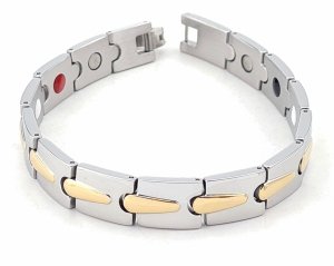 BRACELET GOLD CELEBRITY NEREZOVÁ OCEL