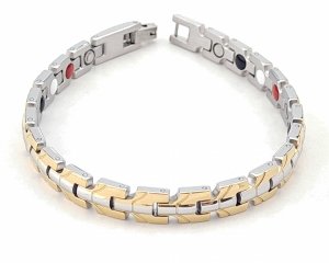 BRACELET GOLD CELEBRITY NEREZOVÁ OCEL