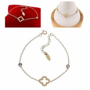 BRACELET GOLD CELEBRITY NEREZOVÁ OCEL